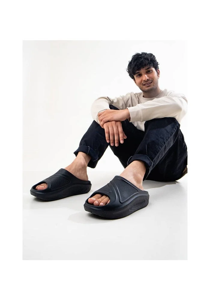Bacca Bucci Black Floats—Ultra Lightweight EVA Slides for Men | Best Price UAE